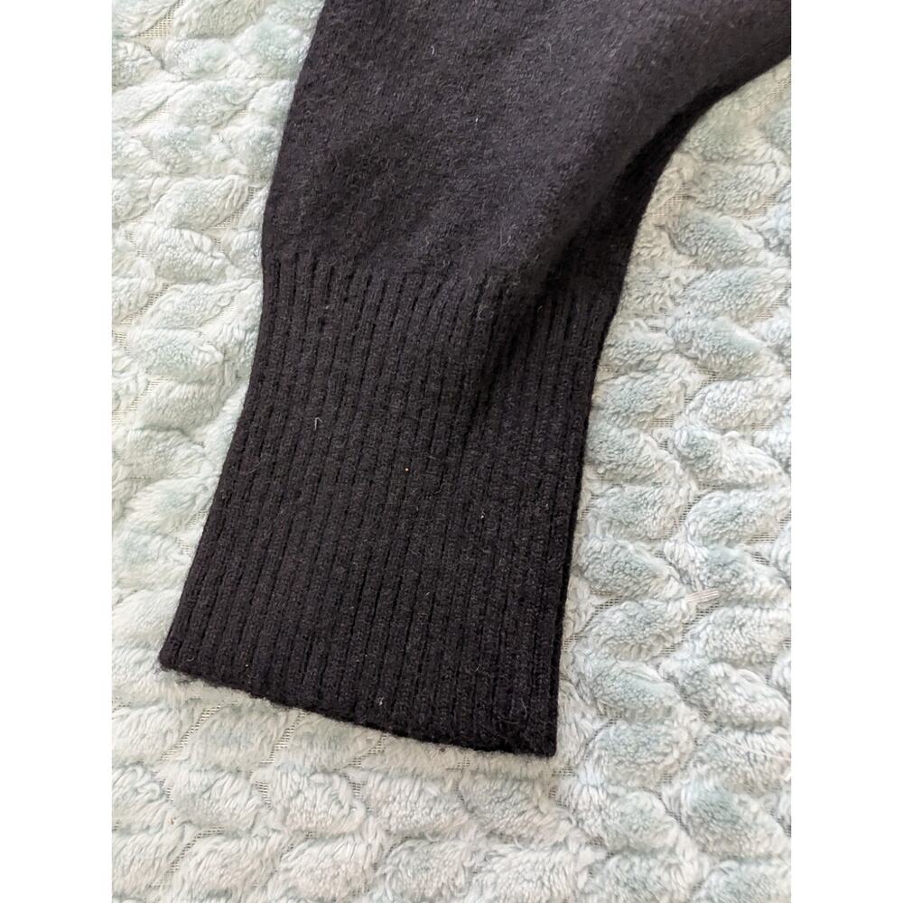 EUC Lord & Taylor 100% Two Ply Cashmere Button Up Cardigan Sweater M Black - Picture 10 of 10